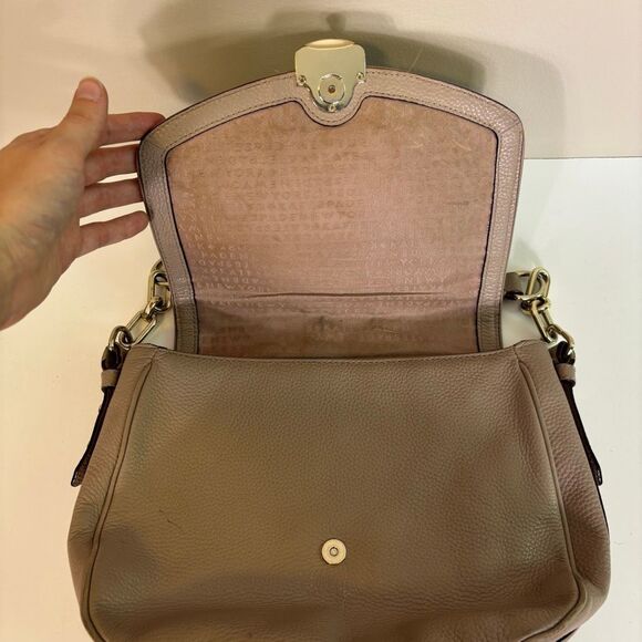 Kate Spade Cream Leather Medium Sized Shoulder Purse - Picture 6 of 7